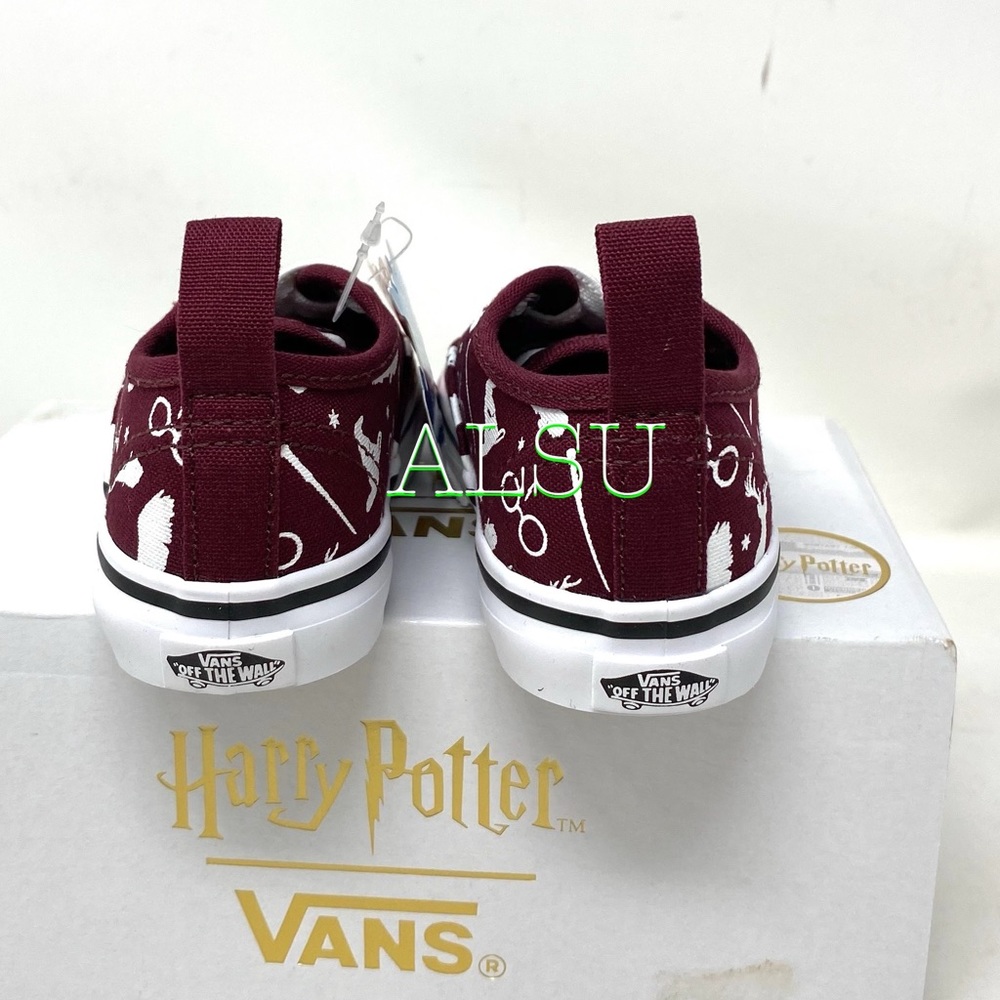 VANS Harry Potter Authentic Elastic Burgundy Toddl - Picture 6 of 8